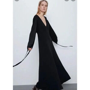 Zara knit dress with bows